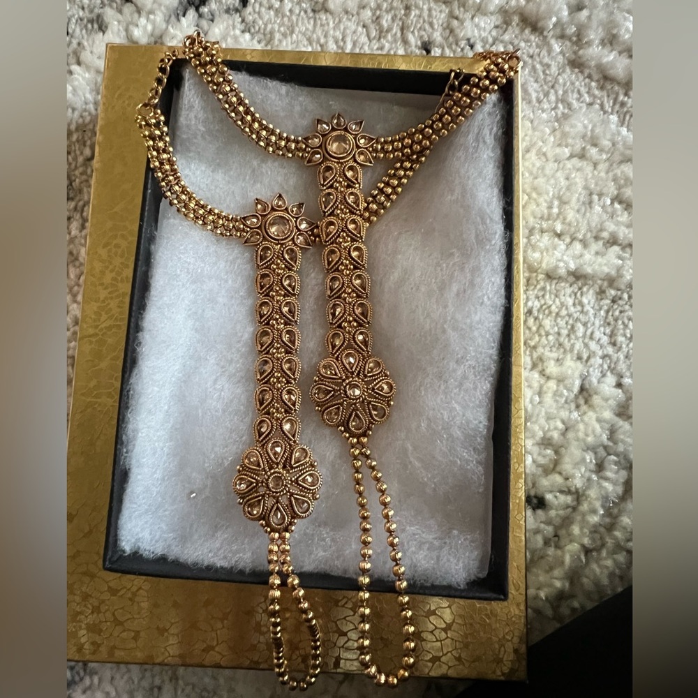 Kundan Bracelet/ Polki Haath phool /hath panja
